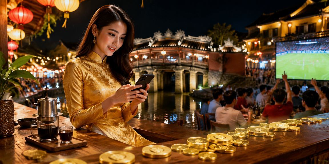 Trải nghiệm casino mobile tại Hội An với trang phục áo dài